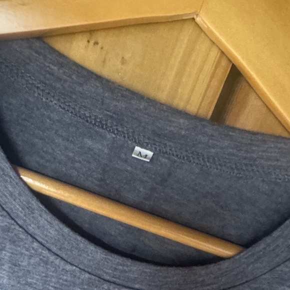 Charcoal Gray Crew Neck Tee - Picture 2 of 4